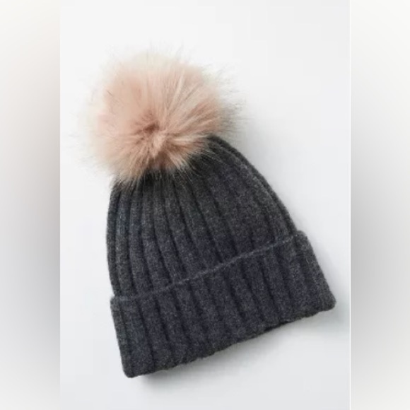 Anthropologie Pom Pom Beanie - Picture 1 of 4
